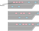 A Hierarchical Approach For Splitting Truck Platoons Near Network Discontinuities